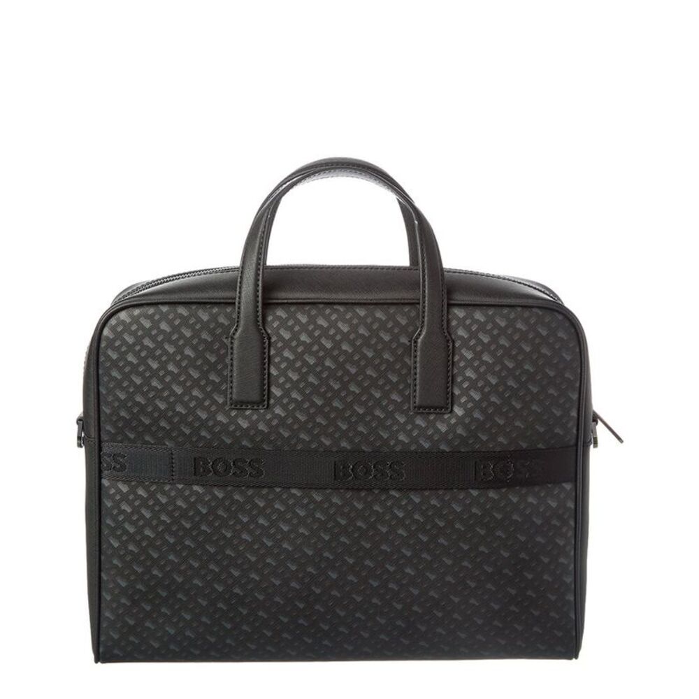 Hugo Boss Zair Doc Messenger Bag, Black
